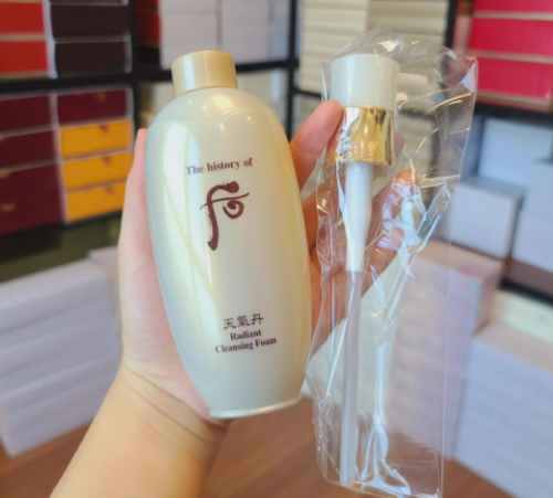 Sữa Rửa Mặt Tái sinh làn da] Whoo Đông y Radiant Cleansing Foam
